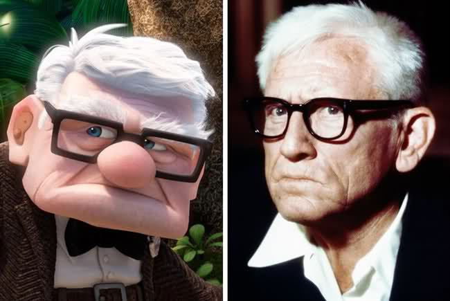 “Carl Fredricksen resemblance to Spencer Tray.”
